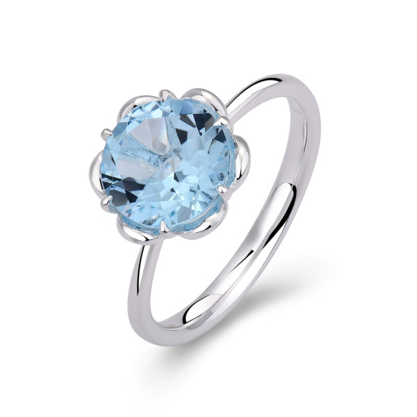 Ring Silber Sky Blue Topas 3,20ct