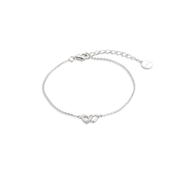 Armband Silber Herz Zirkonia